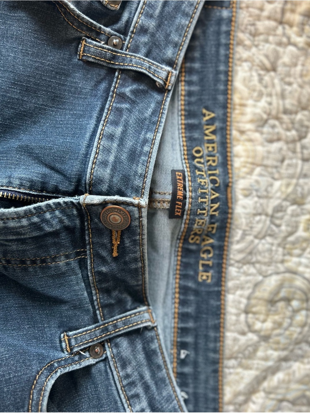American Eagle Outfitters Men’s Blue Relaxed Fit Jeans 36x32